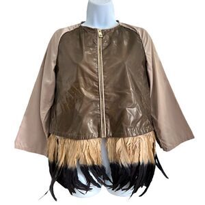 GOOSE Tech The Luxury Really Made In Italy Fashion Jacket Size S.